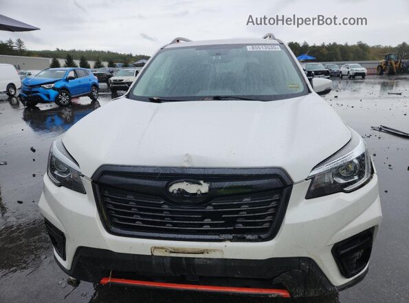 JF2SKAMC8LH551801 2020 SUBARU FORESTER White წინა ხედი