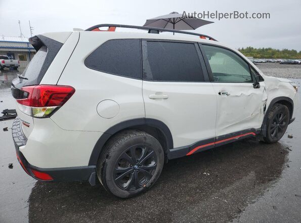 JF2SKAMC8LH551801 2020 SUBARU FORESTER White უკანა მარჯვენა