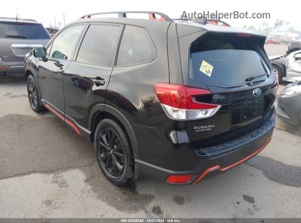 JF2SKAMCXLH457922 2020 SUBARU FORESTER Black Задня ліва чверть