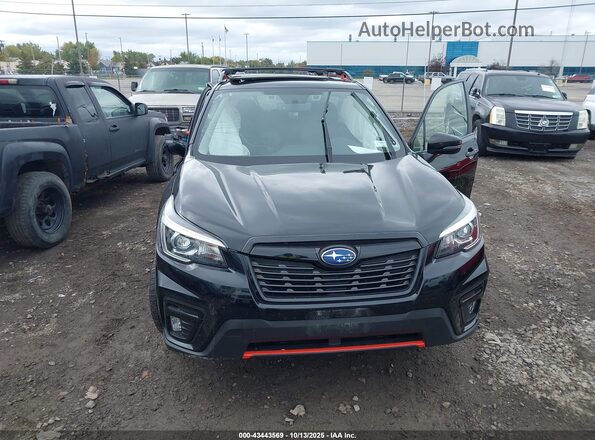 JF2SKAMCXLH606250 2020 SUBARU FORESTER Black Вид щитка приладів