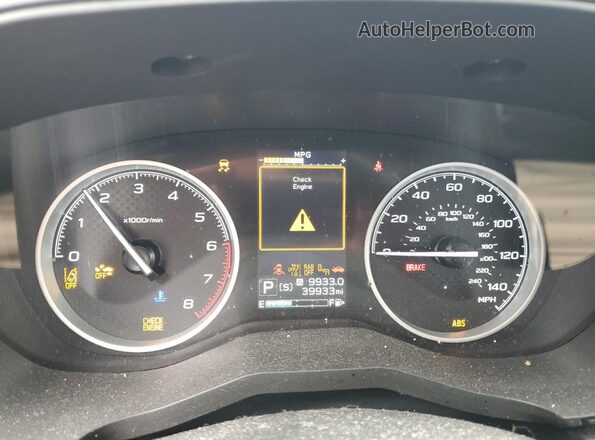JF2SKAPC4NH421240 2022 SUBARU FORESTER Серый Вид щитка приборов