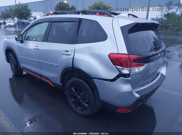 JF2SKARC1LH439169 2020 SUBARU FORESTER Silver Հետևի ձախ