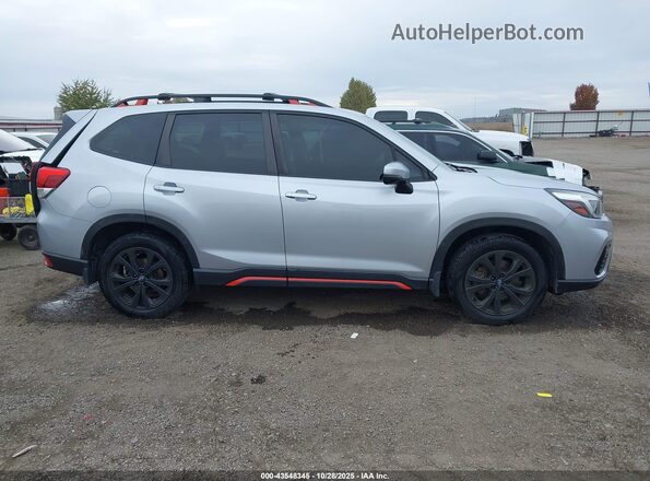 JF2SKARC1MH534476 2021 SUBARU FORESTER Silver უკანა სალონის ხედი
