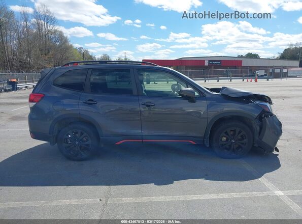 JF2SKARC2MH521400 2021 SUBARU FORESTER Gray Vista interior trasera