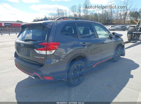 JF2SKARC2MH521400 2021 SUBARU FORESTER Gray Trasero derecho