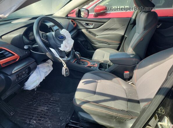 JF2SKARC5LH550310 2020 SUBARU FORESTER Black Вид салону спереду