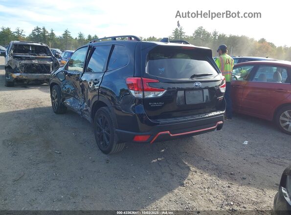 JF2SKARC7LH582076 2020 SUBARU FORESTER Black Հետևի ձախ