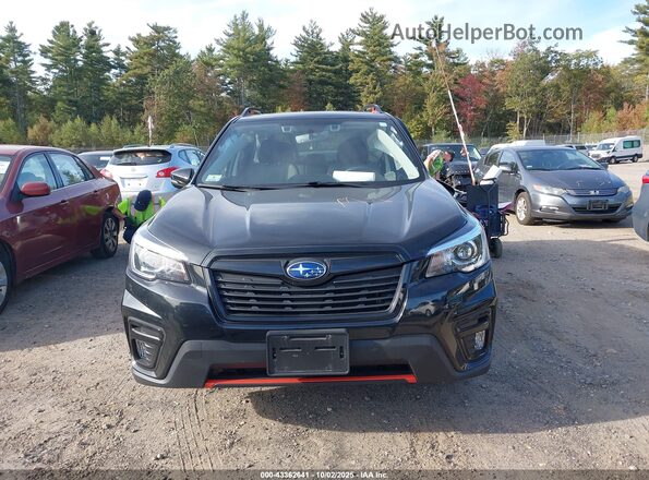 JF2SKARC7LH582076 2020 SUBARU FORESTER Black Սալոնի հետևի տեսք