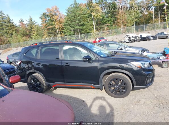 JF2SKARC7LH582076 2020 SUBARU FORESTER Black Սալոնի 360 աստիճան տեսք