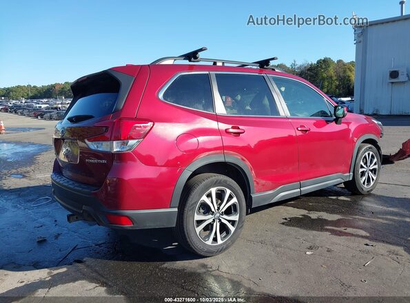 JF2SKASC0LH596122 2020 SUBARU FORESTER Burgundy Задня права чверть