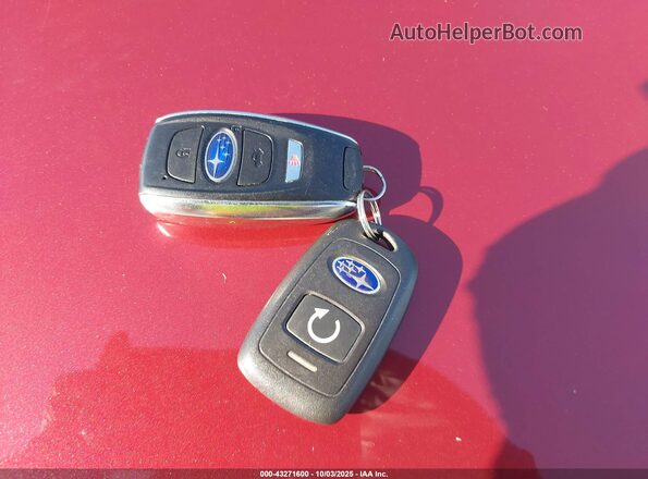 JF2SKASC0LH596122 2020 SUBARU FORESTER Burgundy Вид панелі приладів