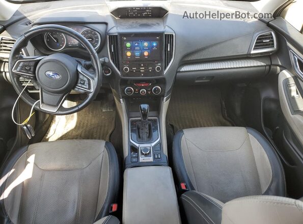 JF2SKASC2KH417884 2019 SUBARU FORESTER White Dashboard view