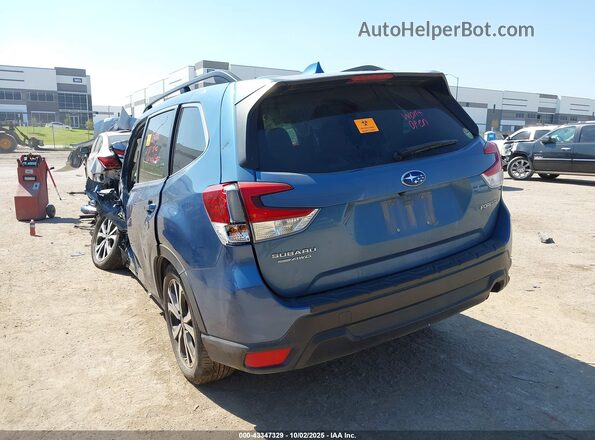 JF2SKASC4MH572732 2021 SUBARU FORESTER Blue უკანა მარცხენა
