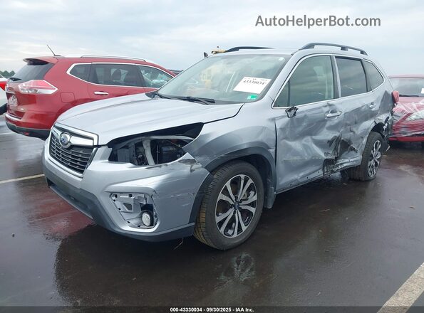 JF2SKASC5LH462898 2020 SUBARU FORESTER Silver Առջևի ձախ երեք քառորդ տեսարան