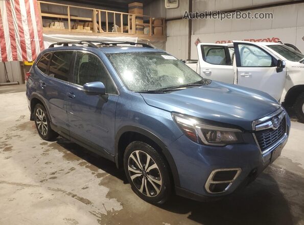 JF2SKASC5LH527331 2020 SUBARU FORESTER Blue Передня права чверть