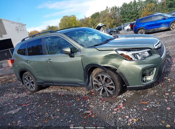 JF2SKASC8LH480652 2020 SUBARU FORESTER Green Rear interior view