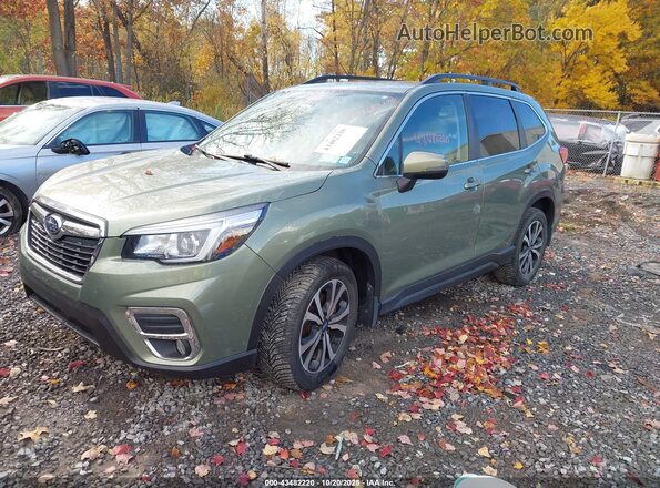 JF2SKASC8LH480652 2020 SUBARU FORESTER Green Front left