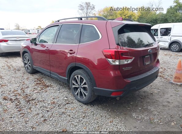 JF2SKAUC5LH494019 2020 SUBARU FORESTER Red Задня ліва чверть