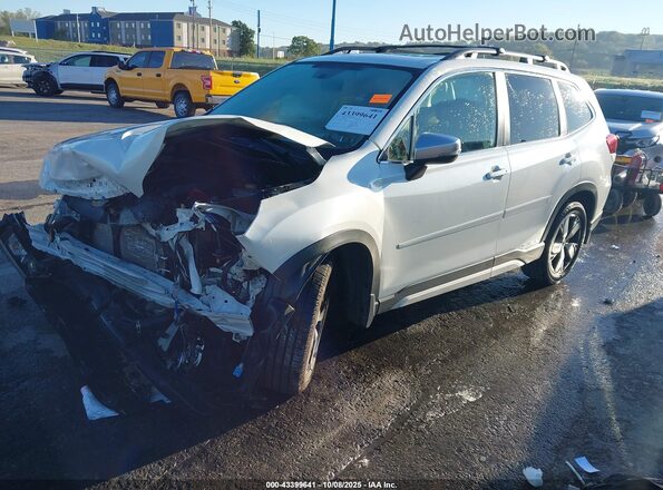 JF2SKAXC5LH476499 2020 SUBARU FORESTER White Առջևի ձախ երեք քառորդ տեսարան
