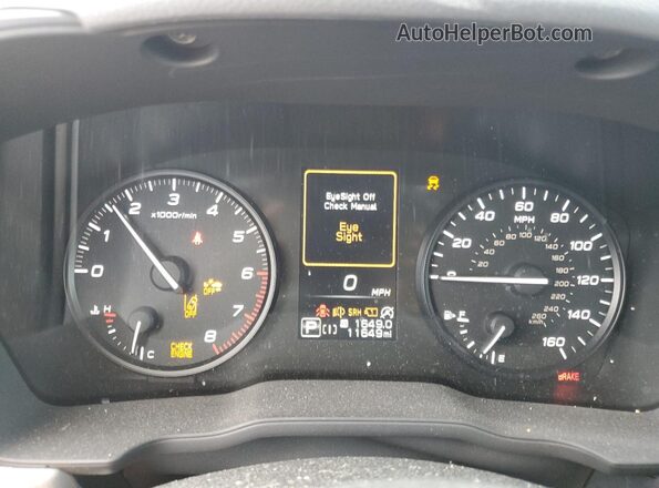 JF2SLDAC1SH443960 2025 SUBARU FORESTER Blue Вид щитка приладів