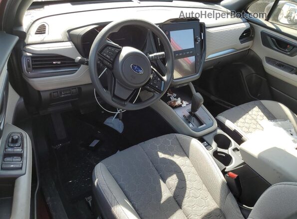 JF2SLDAC2SH572404 2025 SUBARU FORESTER Red Вид панелі приладів