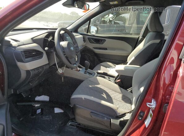 JF2SLDAC2SH572404 2025 SUBARU FORESTER Red Вид салону спереду