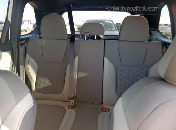 JF2SLDAC4SH493638 2025 SUBARU FORESTER White Rear seats view
