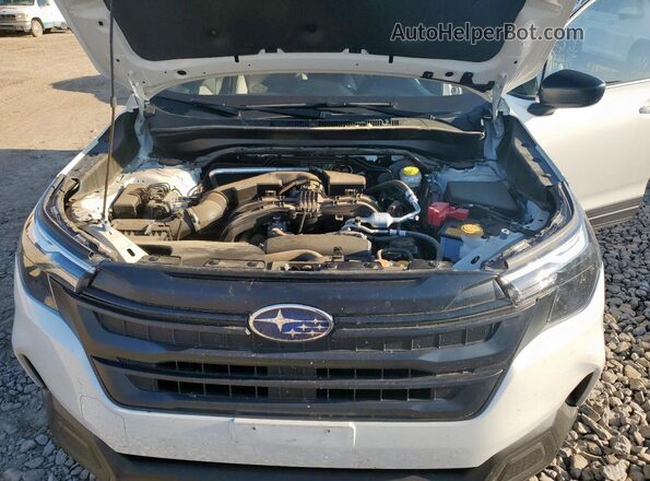 JF2SLDAC4SH493638 2025 SUBARU FORESTER White Engine compartment view