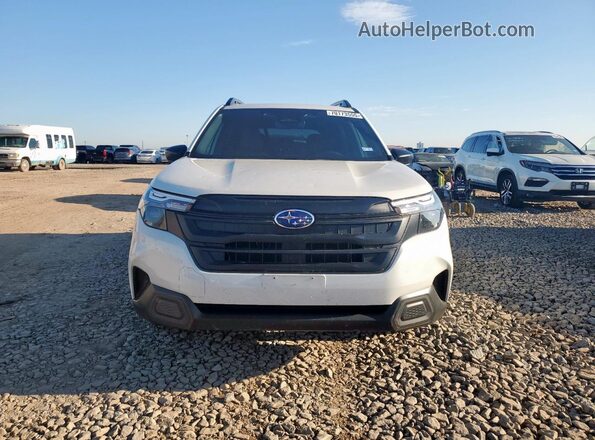 JF2SLDAC4SH493638 2025 SUBARU FORESTER White Front view