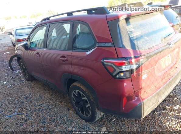 JF2SLDAC5SH405809 2025 SUBARU FORESTER Red Սալոնի 360 աստիճան տեսք