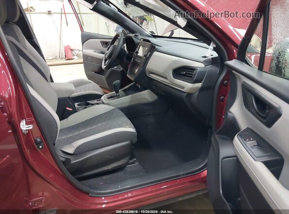 JF2SLDAC6SH582207 2025 SUBARU FORESTER Burgundy წინა სალონის ხედი