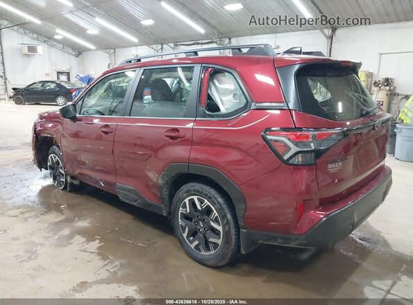 JF2SLDAC6SH582207 2025 SUBARU FORESTER Burgundy უკანა მარცხენა