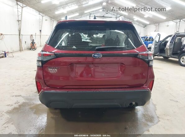 JF2SLDAC6SH582207 2025 SUBARU FORESTER Burgundy 
