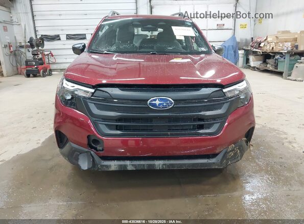 JF2SLDAC6SH582207 2025 SUBARU FORESTER Burgundy უკანა სალონის ხედი