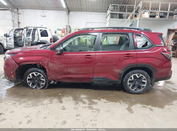 JF2SLDAC6SH582207 2025 SUBARU FORESTER Burgundy 