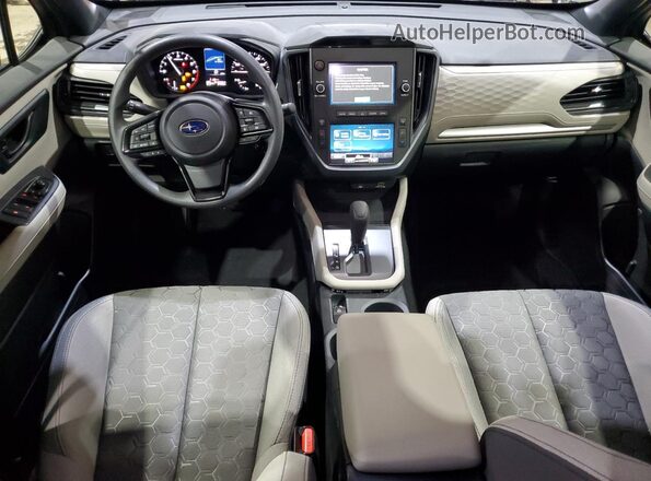 JF2SLDAC7SH433255 2025 SUBARU FORESTER Gray Dashboard view