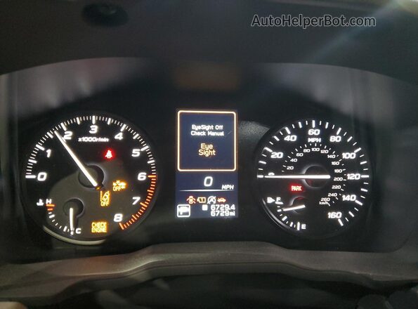 JF2SLDAC7SH433255 2025 SUBARU FORESTER Gray Instrument cluster view