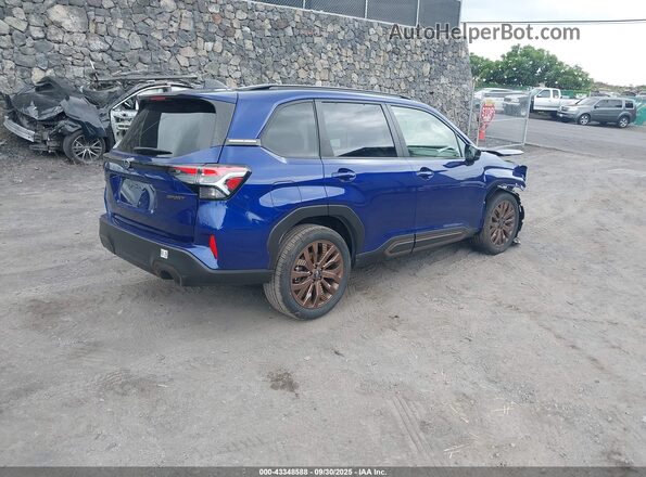 JF2SLDFC6SH427861 2025 SUBARU FORESTER Blue Rear right