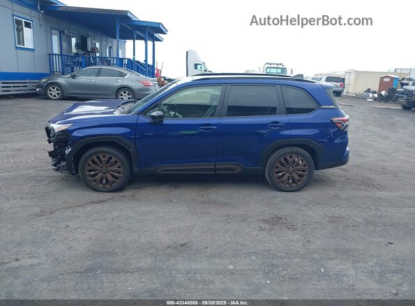 JF2SLDFC6SH427861 2025 SUBARU FORESTER Blue Rear interior view