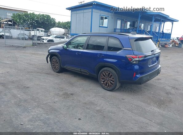 JF2SLDFC6SH427861 2025 SUBARU FORESTER Blue Rear left