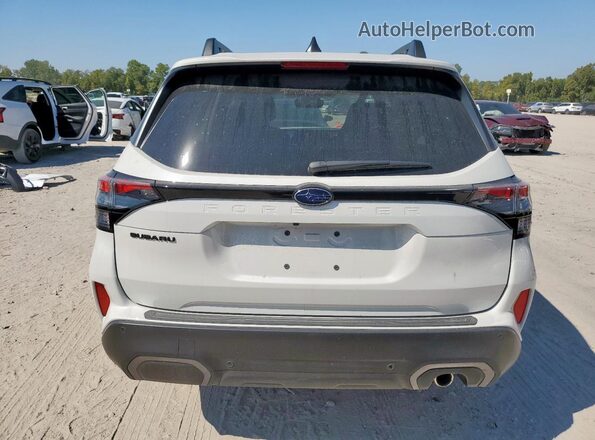 JF2SLDRC9SH443774 2025 SUBARU FORESTER White უკანა ხედი