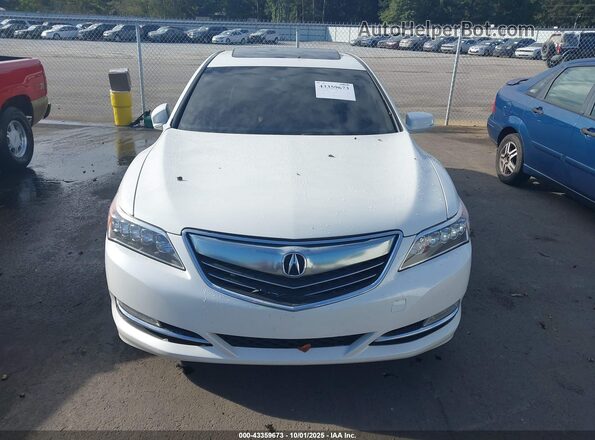 JH4KC1F54GC000177 2016 ACURA RLX White Instrument cluster view