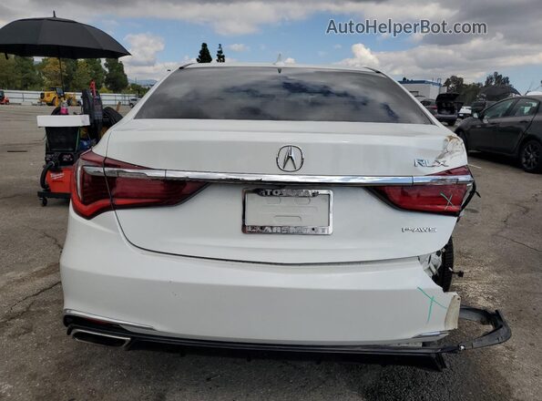 JH4KC1F54JC000476 2018 ACURA RLX White Вид ззаду