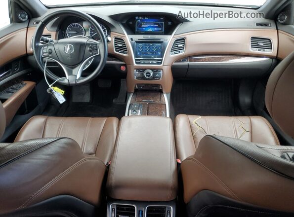 JH4KC1F54JC000476 2018 ACURA RLX White Вид панелі приладів