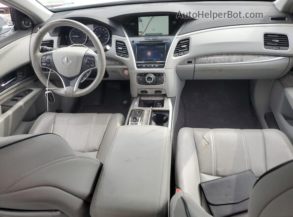 JH4KC1F54JC000705 2018 ACURA RLX Silver Вид панелі приладів