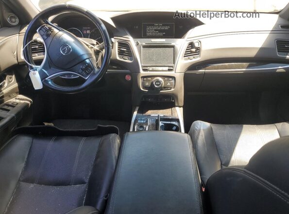 JH4KC1F59JC001395 2018 ACURA RLX Black Вид панелі приладів