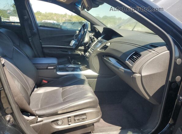 JH4KC1F59JC001395 2018 ACURA RLX Black Вид салону спереду