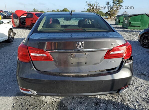 JH4KC1F92GC001573 2016 ACURA RLX Gray უკანა ხედი