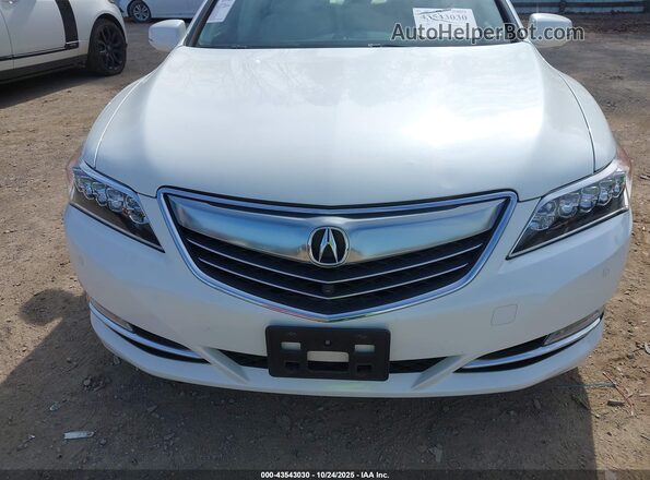 JH4KC1F94GC001932 2016 ACURA RLX White Instrument cluster view