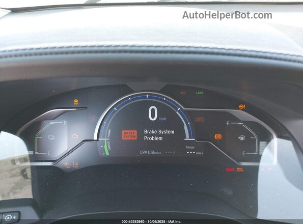 JHMZC5F10KC001354 2019 HONDA CLARITY White Vista de los asientos traseros